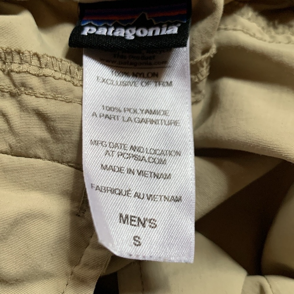 Patagonia GI III nylon shorts Khaki color Men’s Size Small - Picture 12 of 13